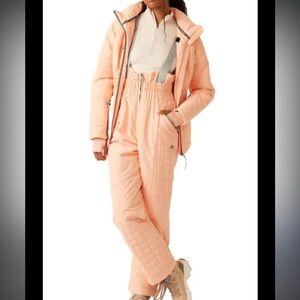 Free People All Prepped Ski Bib Wintermelon